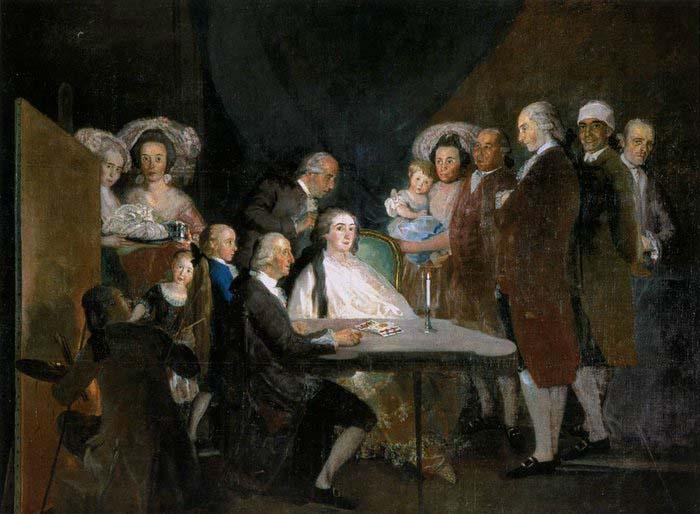 Francisco de Goya The Family of the Infante Don Luis Sweden oil painting art